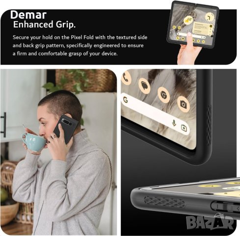Проектиран за сгъваем калъф за Google Pixel, снимка 5 - Калъфи, кейсове - 41717797