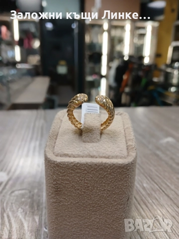 Нов Златен Пръстен 3.3гр., снимка 2 - Пръстени - 52710931