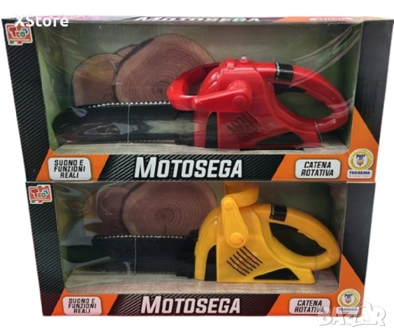 Детски моторен трион с реалистични звуци и движения