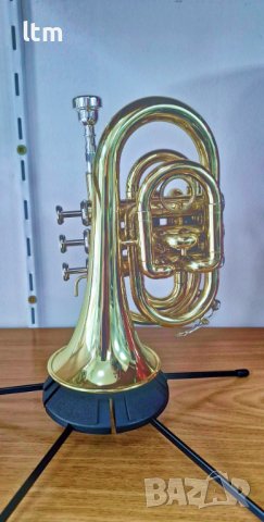 ДЖОБЕН ТРОМПЕТ,POCKET TRUMPET., снимка 2 - Духови инструменти - 41262477
