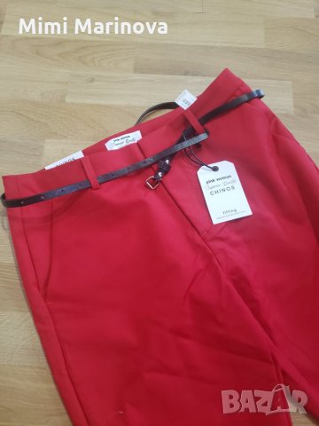 Червен панталон с италиански джоб pink woman , снимка 4 - Панталони - 35704538