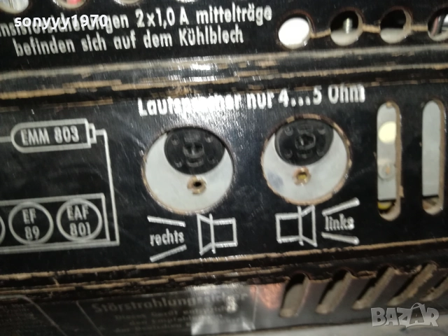 LOEWE-TUBE/STEREO-MADE IN GERMANY 3108251149LCHERY, снимка 13 - Ресийвъри, усилватели, смесителни пултове - 51549905