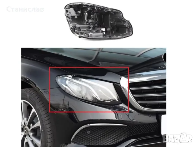 Дясна основа (корпус) за фар за Mercedes E-Class W213 (2016-2020)