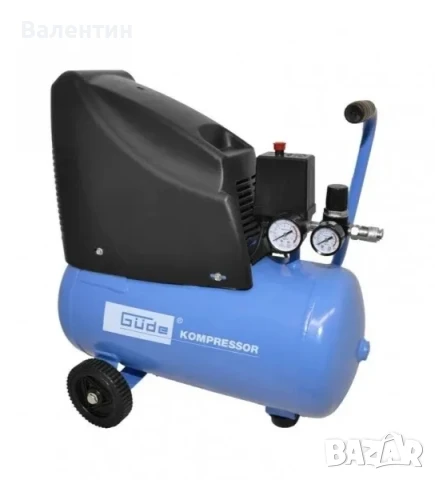 Компресор Gude 220/08/24 безмаслен 24л 8 bar 1.1kW