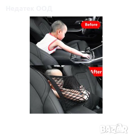 Еластична мрежа, протектор за кола, черен, 24.5x29см, снимка 4 - Аксесоари и консумативи - 44289802