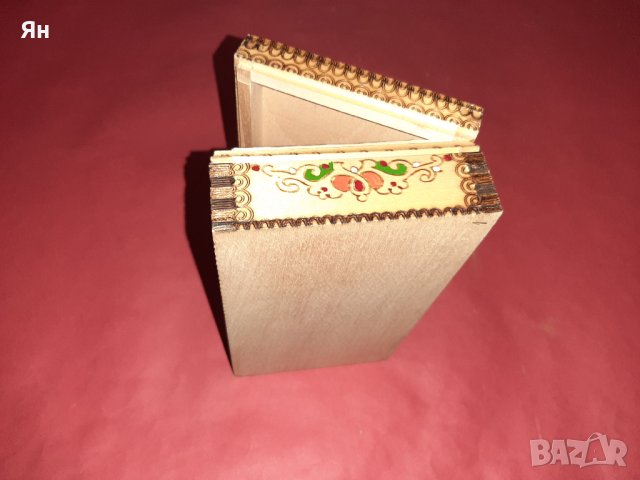 Красива Стара Дървена Кутийка , снимка 3 - Други ценни предмети - 41480137
