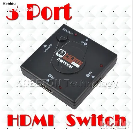 HDMI сплитер switch, снимка 3 - Друга електроника - 48037813