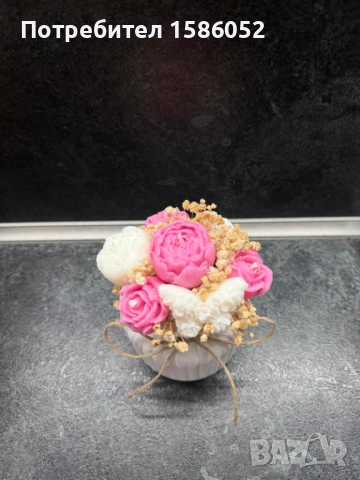 Букет от соеви свещи, снимка 8 - Други - 53156064