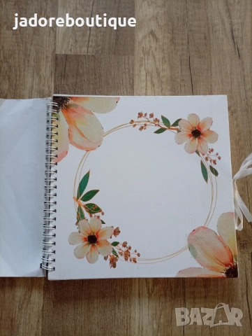 Заготовка скрапбук албум с твърди корици 20х20 см, снимка 2 - Други - 52532188