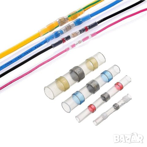Термосвиваемни кабелни съединения с припой гараж сервиз работилница, снимка 2 - Аксесоари и консумативи - 42325350