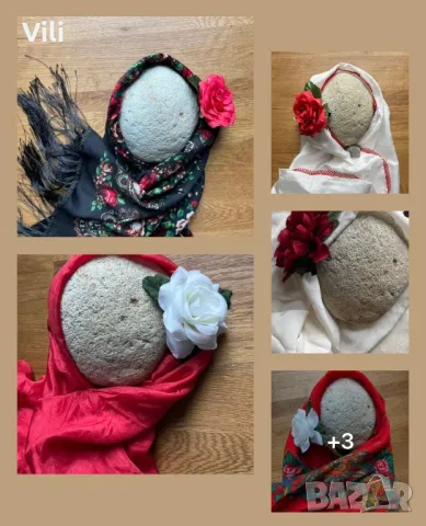 Роза на щипка за коса , снимка 4 - Аксесоари за коса - 49771829