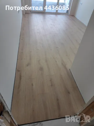 Монтаж на ламиниран паркет с пвц и мдф первази, снимка 9 - Монтажи - 49773861