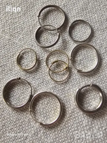 Сребърни обеци.  925 Проба.Цена 22.99лв. Разгледайте и останалите ми обяви.