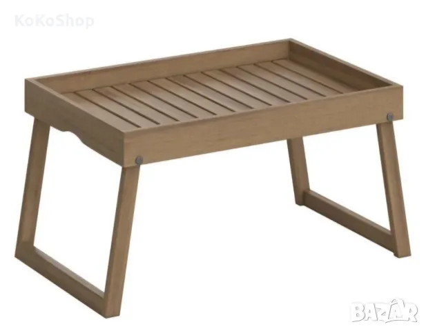 Сгъваема маса от акация-35х57.9х27 см./маса поднос/помощно маса