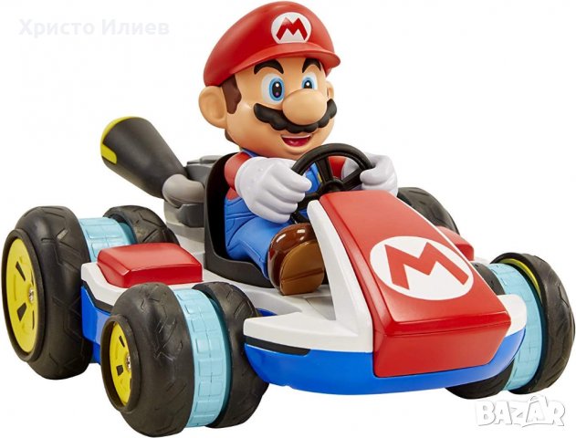 Nintendo Mario Kart 8 RC Супер Марио Кола с дистанционно, снимка 8 - Коли, камиони, мотори, писти - 39374921