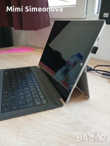 Surface Pro 3 таблет става като лаптоп има магнитна оригинална клавиатура и оригинално зарядно , снимка 11 - Лаптопи за работа - 55723209