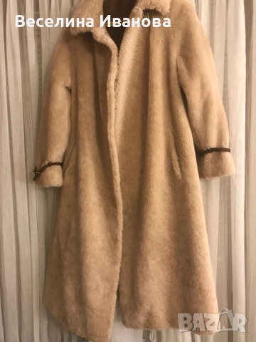 Дамско луксозно палто от вълна мерино, снимка 5 - Палта, манта - 51747414