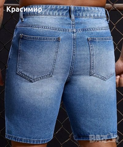 Мъжки нови дънкови къси панталони, снимка 2 - Къси панталони - 44674227