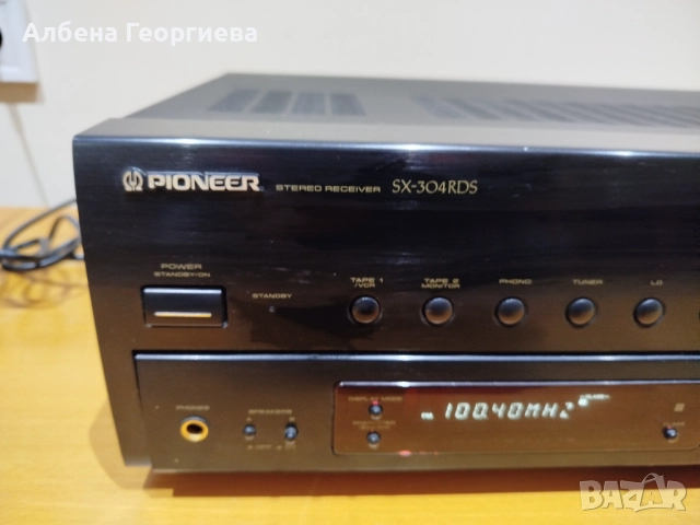 Усилвател PIONEER SX -304 RDS, снимка 3 - Ресийвъри, усилватели, смесителни пултове - 52980823