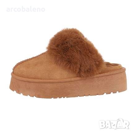 Дамски топли домашни чехли, 5цвята , снимка 13 - Чехли - 41786436