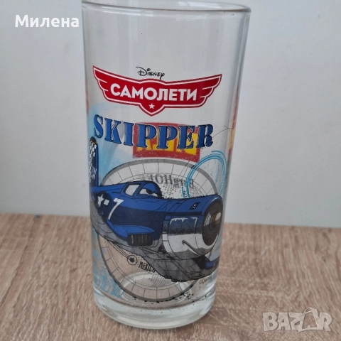 Стъклени чаши със самолети Дисни - 250 мл., снимка 4 - Чаши - 52244276