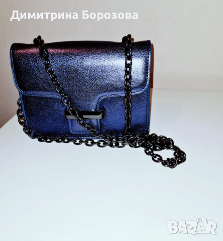 Дамска тъмносиня клъч чанта НЕНАЛИЧНО , снимка 7 - Чанти - 44575235