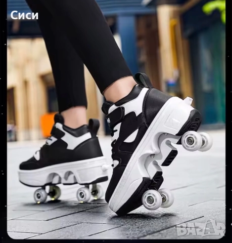 Маратонки с функция кънки, снимка 6 - Ролери, кънки - 52903220