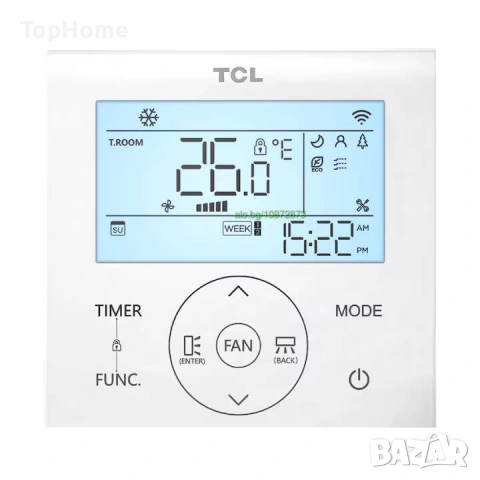 Термопомпа TCL 8kW за отопление, охлаждане и битова гореща вода, снимка 4 - Климатици - 53242366