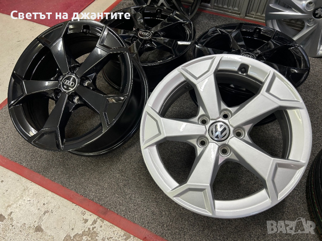 Джанти 17 Цола Audi A3 Q3 VW Golf Tiguan Touaran Caddy Skoda Octavia Kodiaq Seat Tarraco  Original , снимка 2 - Гуми и джанти - 44711362