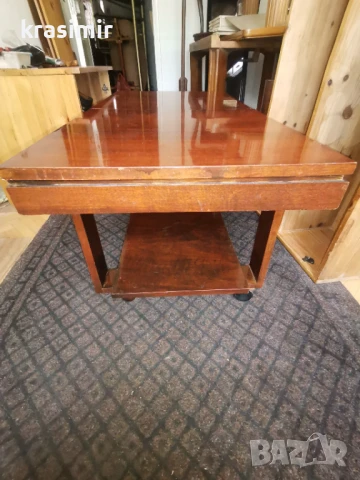  Дървена холна маса, снимка 2 - Маси - 50832591