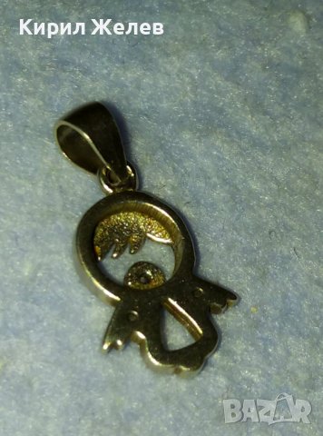 СРЕБЪРНА ФИГУРАЛНА АРТ ВИСУЛКА СРЕБРО 925 с ФАСЕТИРАНО ИСКРЯЩО КРИСТАЛЧЕ 40134, снимка 9 - Колиета, медальони, синджири - 42475901