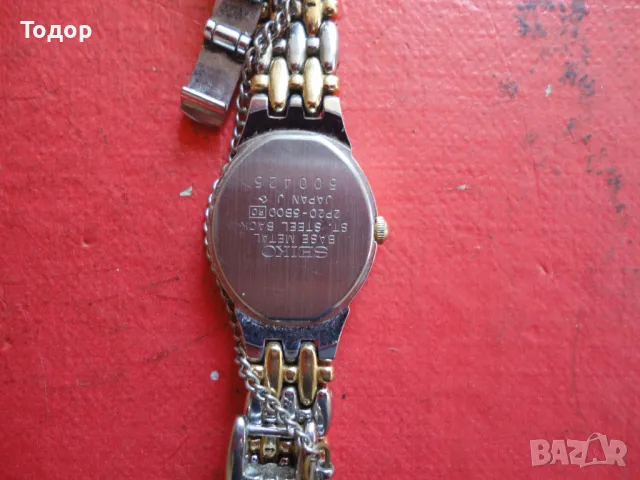 Дамски часовник Seiko Quartz 2P-5B00 RO , снимка 3 - Дамски - 47517369