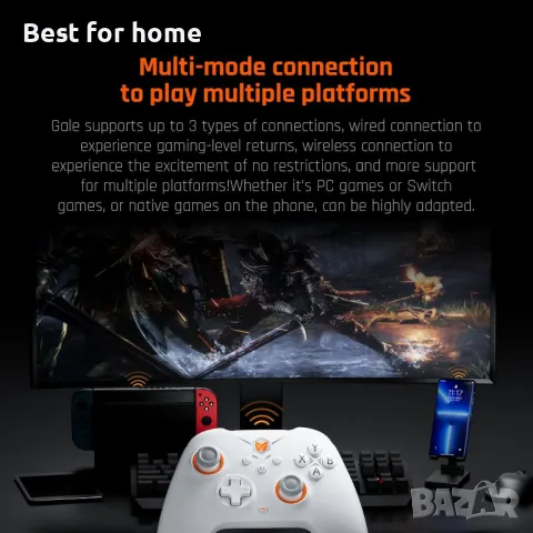  Безжичен контролер за игри  Black Shark, снимка 3 - Аксесоари - 49827680