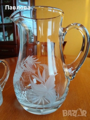 Кристални кани, снимка 2 - Аксесоари за кухня - 53742202