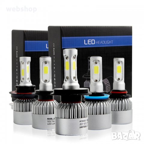Комплект LED крушки за фарове 8000lm, H7, 36w, 16000lm, 2 бр.,12/24V, снимка 3 - Аксесоари и консумативи - 35957972