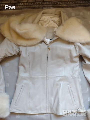 Елегантно кожено яке, снимка 10 - Якета - 50672679