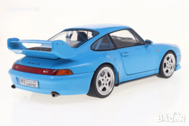 Porsche 911 (993) Clubsport 1997 - мащаб 1:18 на Solido моделът е нов в кутия, снимка 5 - Колекции - 50468650
