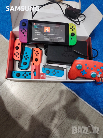 Nintendo Switch - HAC-01 (-01), снимка 3 - Nintendo конзоли - 52921394