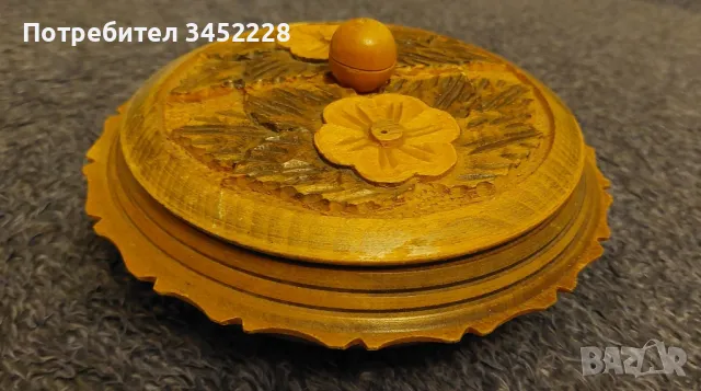 дърворезба кутия за ценители отлична , снимка 1