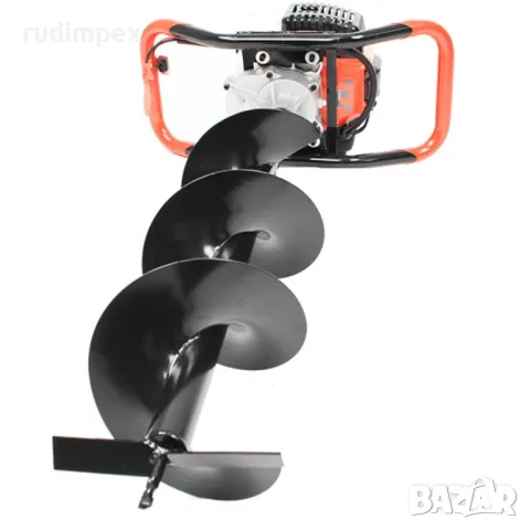 Моторен свредел за дупки GreenYard -52куб.см + свредло φ200 mm - 2 години гаранция, снимка 2 - Градинска техника - 48819731