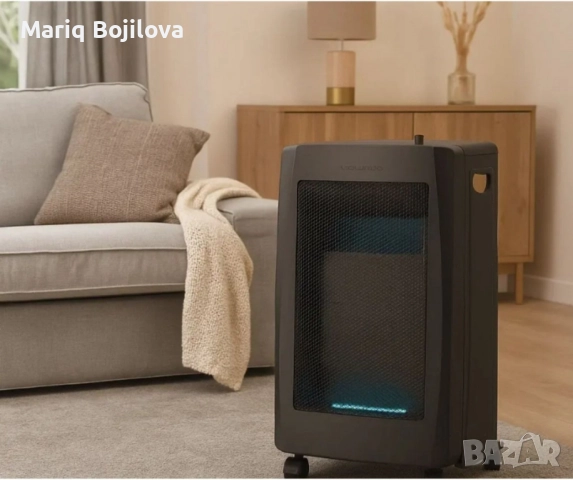 Газов отоплител Taurus Tropicano Compact Blue Flame, 3 нива на мощност, 4200W, снимка 5 - Отоплителни печки - 51515587
