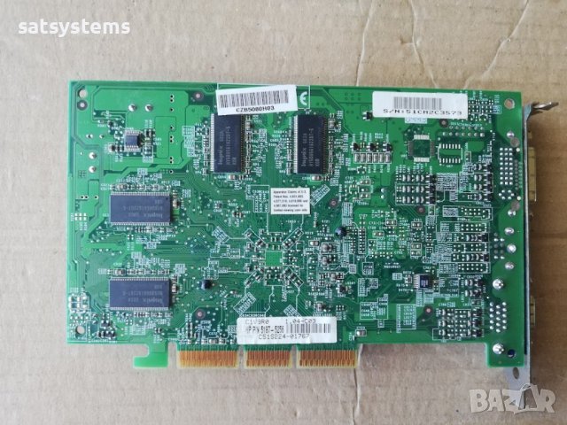 Видео карта NVidia GeForce FX5500 Asus V9520TD 256MB DDR 128bit AGP, снимка 8 - Видеокарти - 42148222