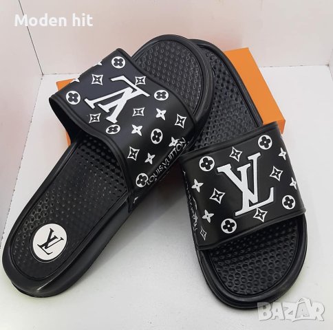 Последни чифтове Louis Vuitton мъжки чехли реплика, снимка 1