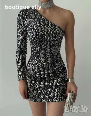 дамска рокля с пайети