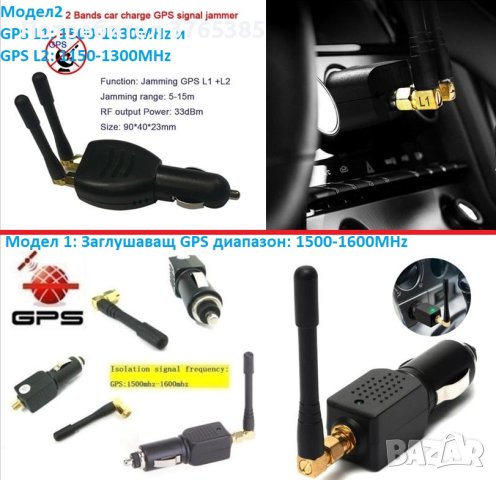 Сателитен GPS Заглушител Сателити Кола Автомобил Камион Бус Тир (+ Резервен Бушон) Шпионска Техника