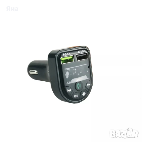 FМ тpaнcмитep F5 зa кола с bluetooth, безжичен и удобен, снимка 6 - Аксесоари и консумативи - 44795032