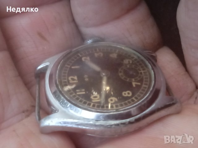 Много рядък немски ръчен часовник,военен, снимка 8 - Антикварни и старинни предмети - 42448628