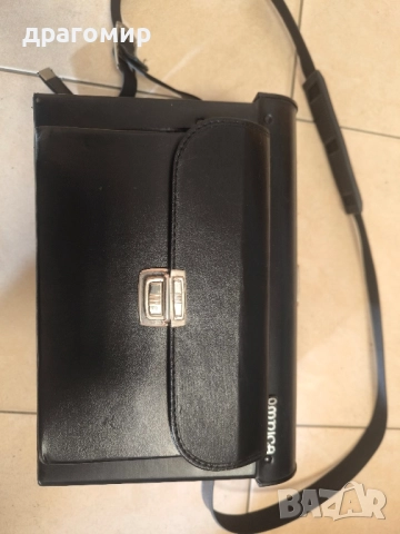 Vintage Omnica Black Leather Camera Case, снимка 3 - Чанти, стативи, аксесоари - 52489083