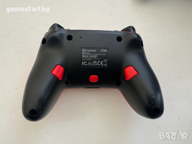  Контролер PowerA - Enhanced Wireless, безжичен, за Nintendo Switch, Here We Go Mario, снимка 2 - Аксесоари - 52615279