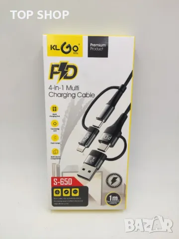 Klgo кабел type c usb iphone smart chip